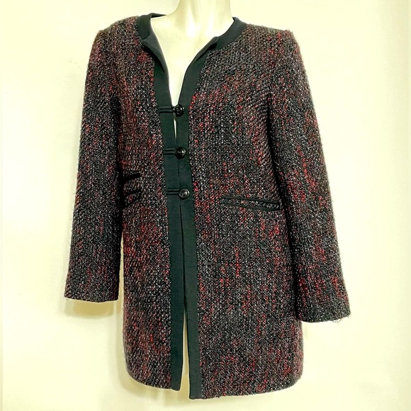 PENDLETON PETITES / Tweed Coat Jacket - Picture 6 of 13